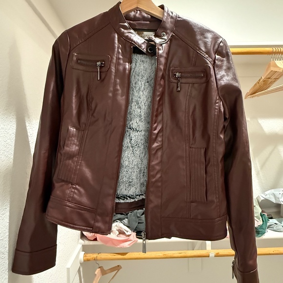 Vegan Leather Jacket - Picture 10 of 11